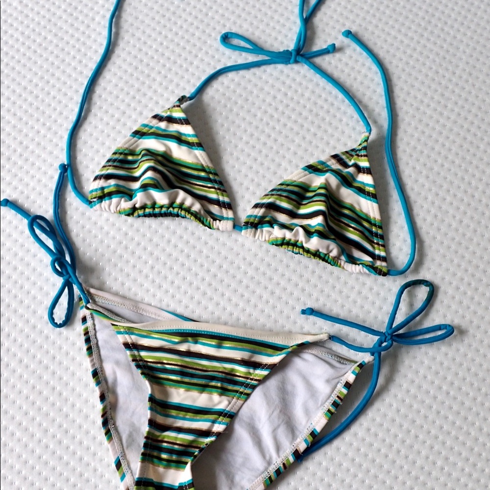 Guess Striped Bikini Set Size - S & XS